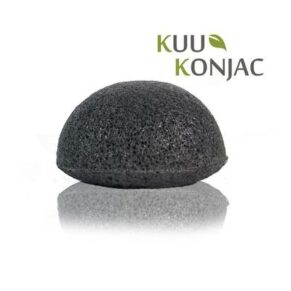 New!! Konjac Bamboo Charcoal Exfoliating Sponge (oily/problem skin)