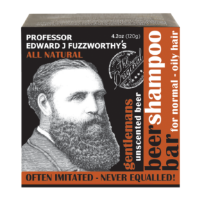 Professor Edward J Fuzzworthy’s Unscented Beer Shampoo
