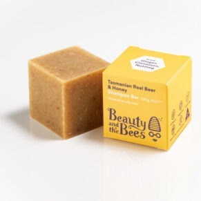 Tasmanian Real Beer & Honey Ginger cinnamon nutmeg Shampoo Bar