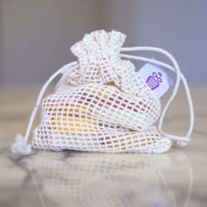 100% Natural Organic Cotton Mesh Soap Saver Bag