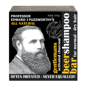 Professor Edward J Fuzzworthy’s Activated Charcoal Beer Shampoo